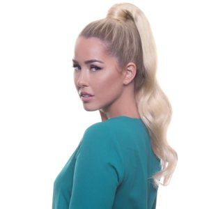 NWT Bellami FAUX WRAP PONYTAIL 180G 24" ASH BLONDE  Synthetic BELLAMI Faux Ponyt